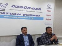 Tatvan Özgür-Der’de ‘’Irak Kürdistan Bölgesindeki İslami Hareketler’’ Konuşuldu