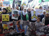 İdlib’deki Kimyasal Katliam Avusturya’da Protesto Edildi