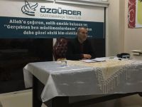 Gaziosmanpaşa Özgür-Der’de “Kur’an’da Ümmet” Konusu Konuşuldu