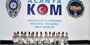 Alanya’da 14 Bin 500 Şişe Sahte İçki Ele Geçirildi!