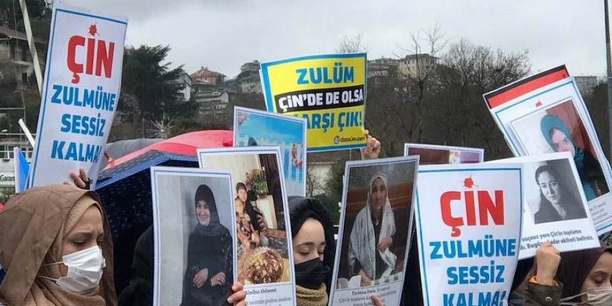 Doğu Türkistanlı kadınlara yönelik Çin zulmü protesto edildi